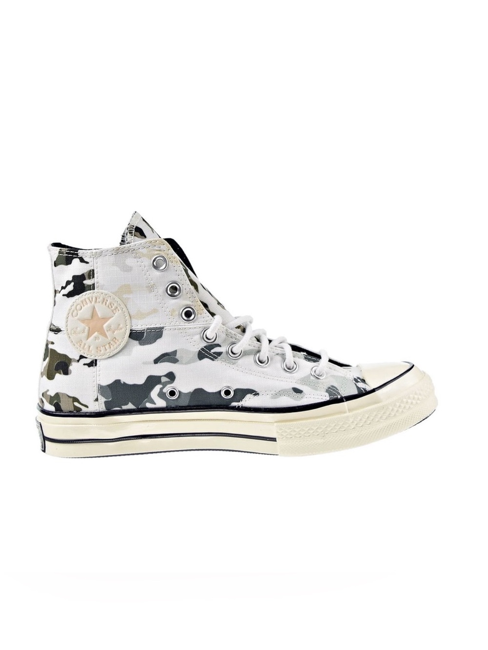 CONVERSE Chuck Taylor All Star 70 High Top White Black Gray Camo